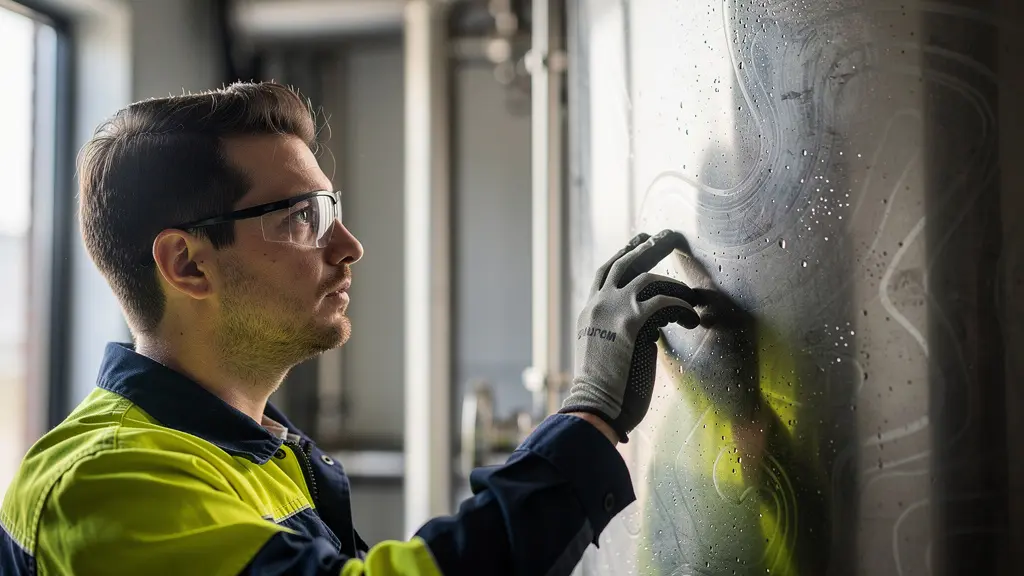 Visualisation thermographique des défauts d'isolation d'une cuve à double paroi