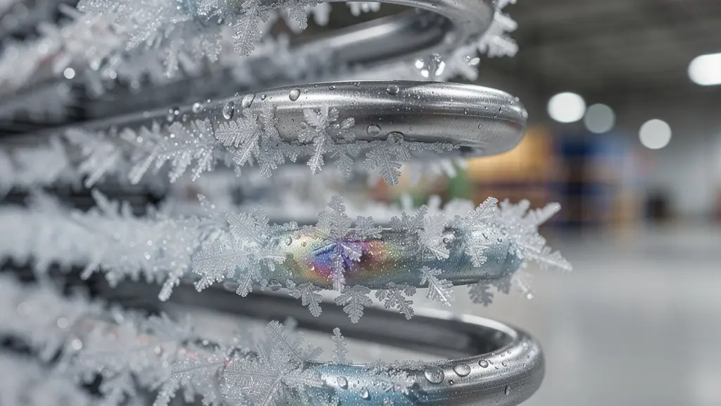 Système de surveillance thermographique dans un entrepôt frigorifique industriel