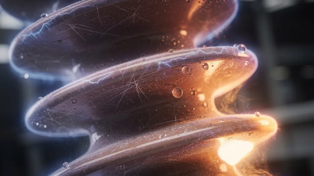 Comparaison visuelle entre signatures thermiques de l'effet Corona, courant de fuite et point chaud sur isolateur