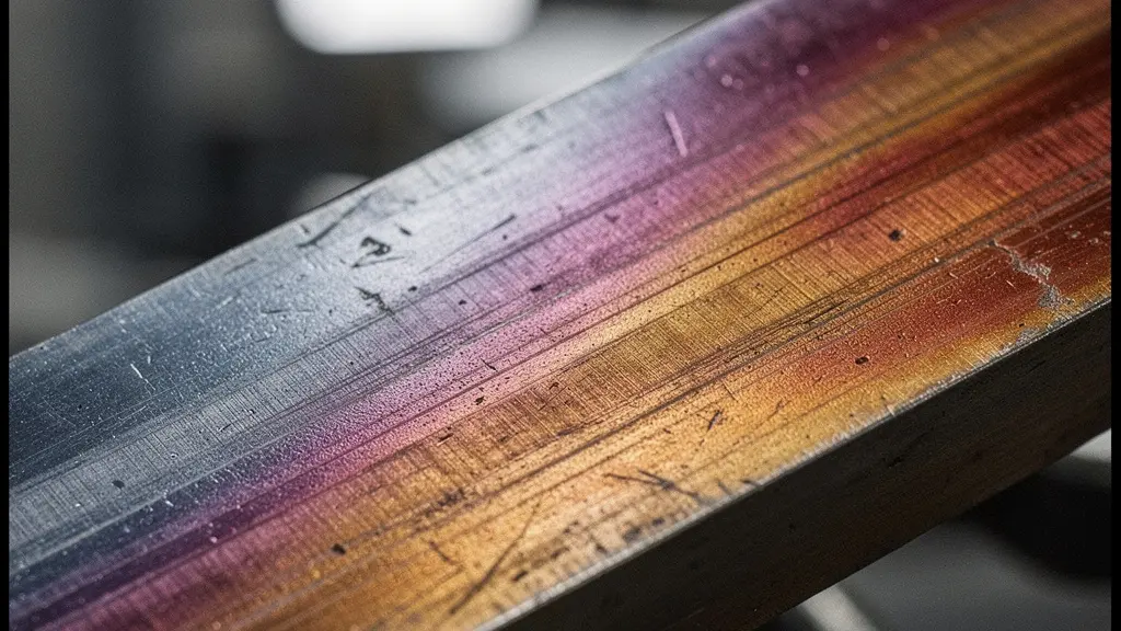 Analyse macro d'un profil de ligne thermique montrant les variations de température sur une surface de moule